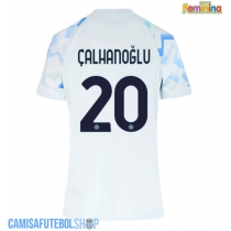 Camisa de time de futebol Inter Milan Hakan Calhanoglu #20 Replicas 2º Equipamento Feminina 2025-26 Manga Curta